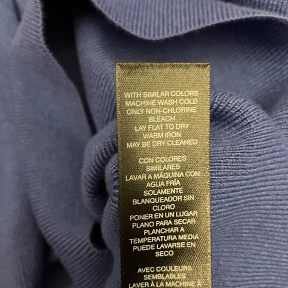 Long sleeve sweater, asymmetrical, neckline, size L - Picture 7 of 7